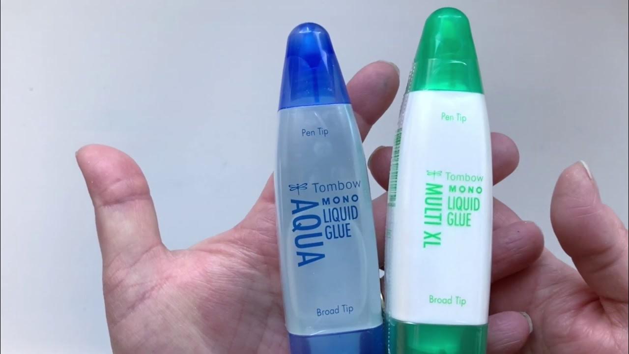 What are the differences between Tombow Mono Multi Liquid Glue and