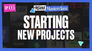 How To Start A New Project In Kittl (and Add Templates To It)