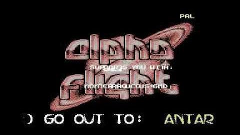 Alpha Flight - Nonterraqueous  aka AFL-Intro 2015 #01 - C64 Cracktro