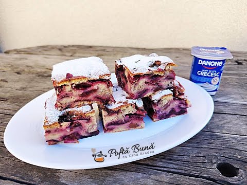 Mai multe prune și nucă decât aluat! Prăjitură pufoasă cu prune și iaurt! #parteneriatplatit #viral Mai multe prune și nucă decât aluat! Prăjitură pufoasă cu prune și iaurt! #parteneriatplatit #viral