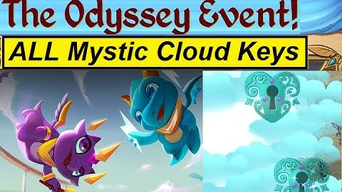 The Odyssey Event - All Mystic Cloud Keys Revealed - Merge Dragons Gameplay