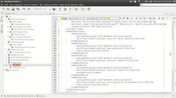 spring boot example using netbeans ide part 1 Using In Memory DB