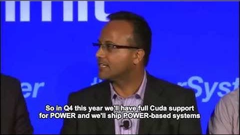 Nvidia to Offer Full CUDA Support for OpenPOWER in 4Q2014