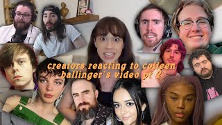 creators reacting to colleen ballinger's 