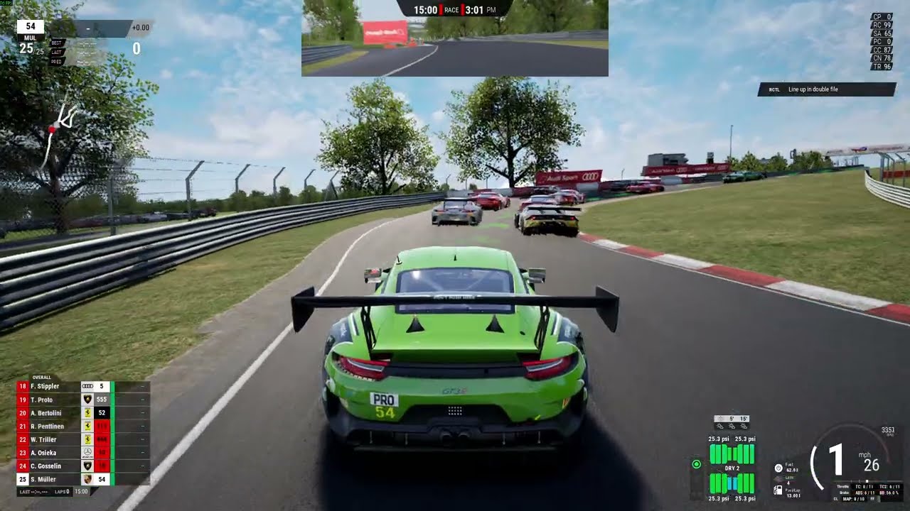 first race in a while at the nordschleife - assetto corsa competizione