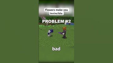 Breaking minecraft with FLOWERS #minecraft #trap #gaming