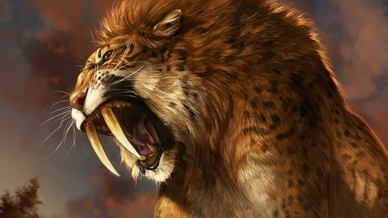 saber toothed tiger ice age