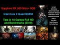 RX 580 8Gb + Core2Quad Q9550 | Test in 10 Games 2019 | Full HD