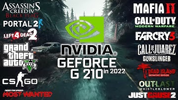 GeForce G210 in 2022 - Test in 15 Games