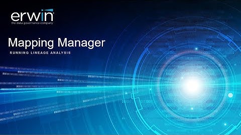 Mapping Manager Lineage Analysis 10 2