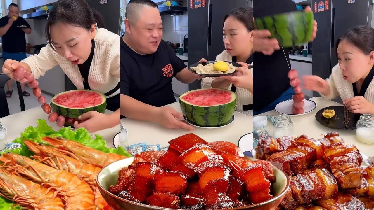 Mi marido tonto por fin se hace el listo y se lleva la sandía, ¡pero el salchichón sigue siendo mío!