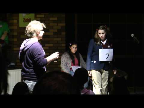 Logainne and Carl Dad Scene: 25th Annual Putnam County Spelling Bee