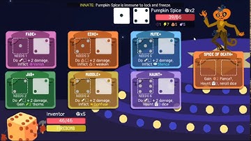 PUMPKIN SPICE NEEDS THERAPY - Dicey Dungeons (Cosmic Variations)
