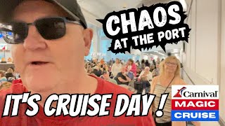 Carnival Magic  PACKED PORT Chaos on Cruise Day!  #cruise #carnivalcruise