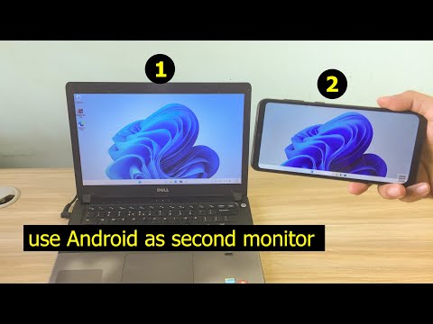 how to use Android as second monitor