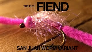 San Juan Worm Variant Fly Tying Tutorial | The Fly Fiend.