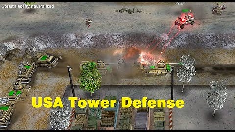 General Zero Hour Custom Mission - USA Tower Defense