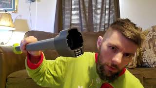 my new ryobi brushless stick vacuum verses my old brushless stick vacuum