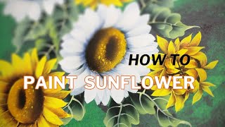How to Paint SUNFLOWER 🌻 with Me 💫 Acrylic Painting Flowers Learn to paint like a pro ✨️✨️