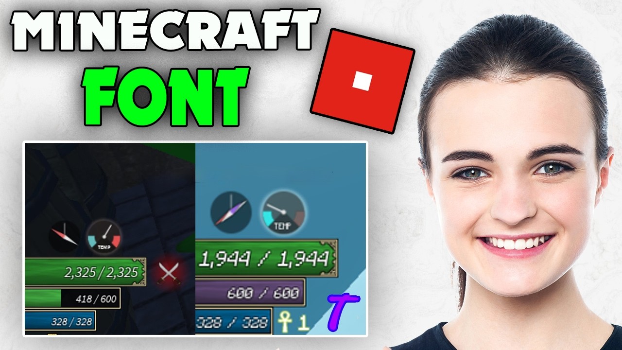 How To Get Minecraft Font On Roblox 2026 YouTube 