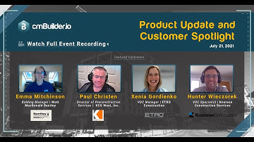 Product Update and Customer Spotlight - cmBuilder | Full Event Recording