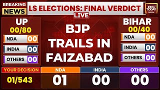 LIVE | Ayodhya's Lok Sabha Constituency Faizabad Sees BJP Trailing, SP Leads | India Today