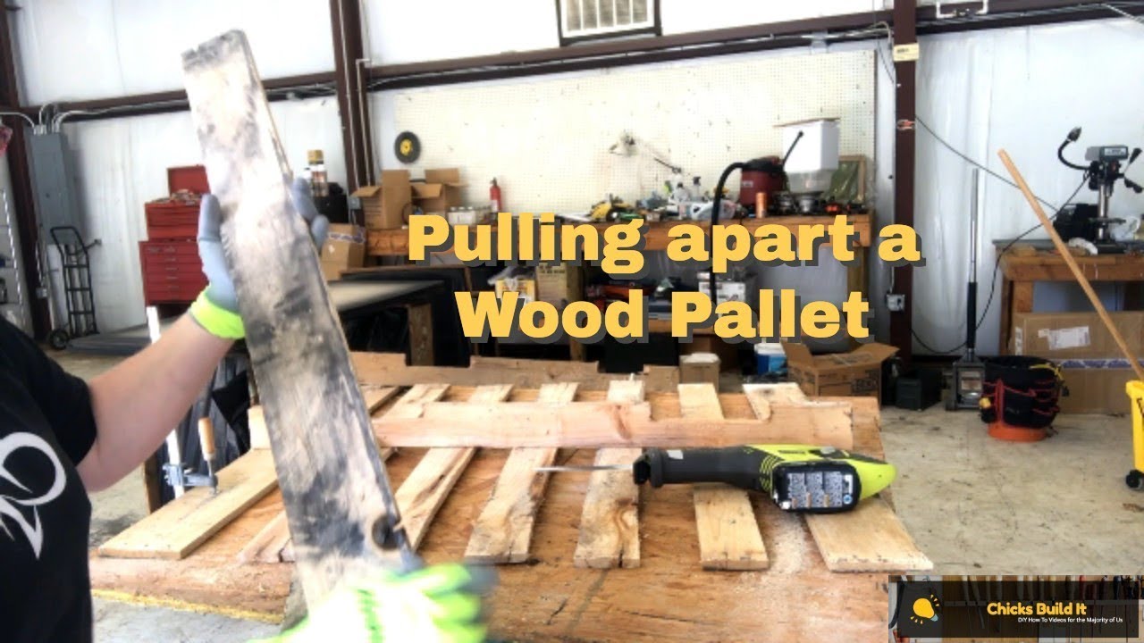 How to take apart a Pallet Part 2 YouTube