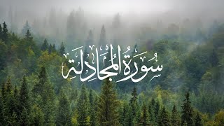 Surah Al-Mujadila || Recited by Al Husayni Al Azazi || Peaceful  quran recitation || سورۃ المجادلۃ