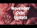 November Debt Update // How much debt do I have?