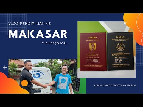 PENGIRIMAN MAP SAMPUL RAPORT K13 KE MAKASAR via cargo MJL