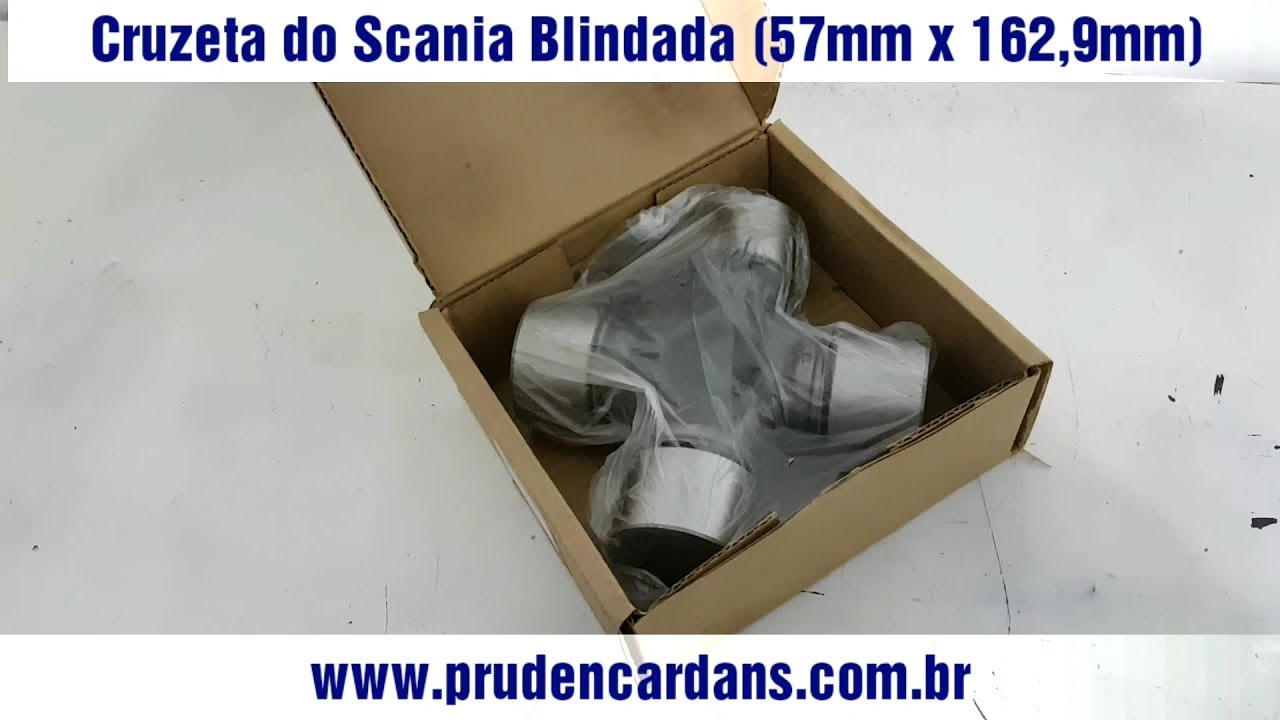 Cruzeta | Cruzeta do Scania Blindada 5-12072x / CZ277 (57mm x 162,9mm) |  Pruden Cardans