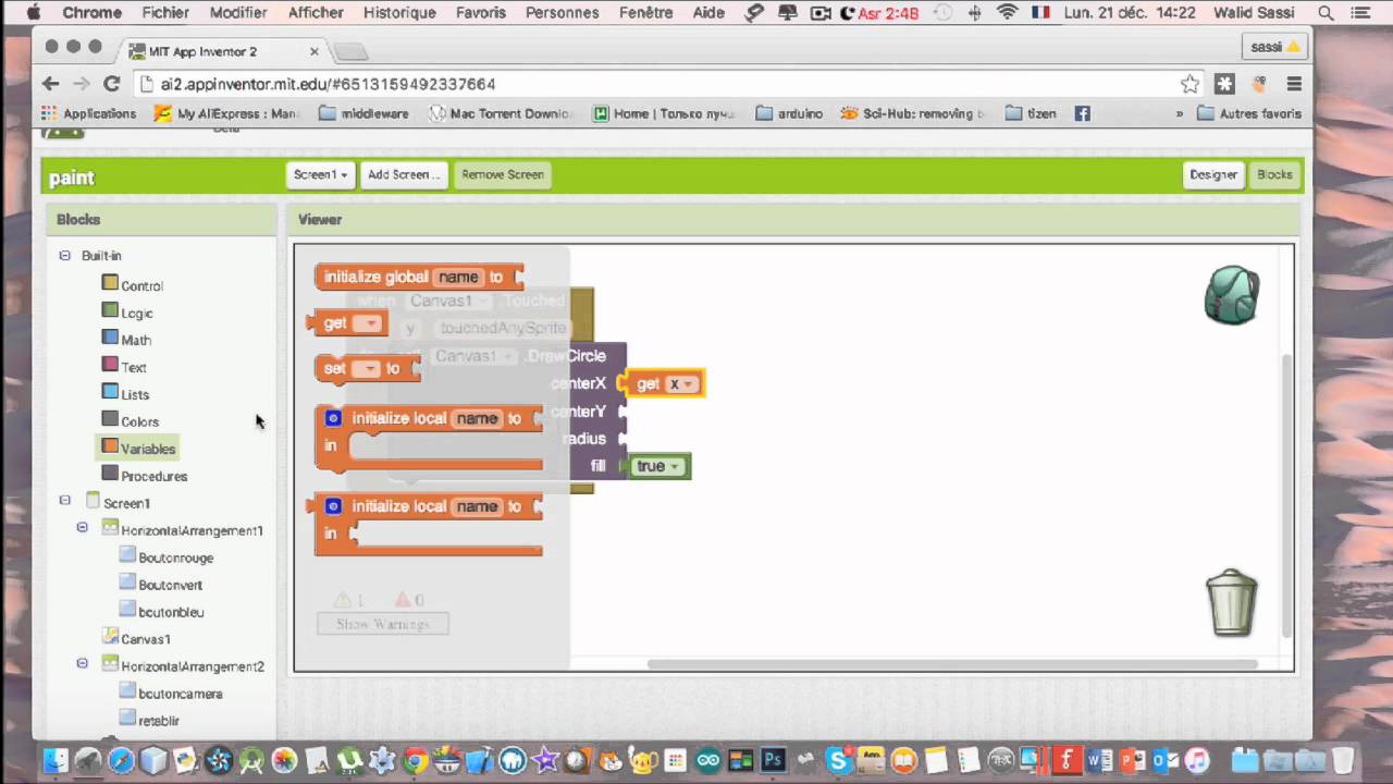 lesson2: peindre avec App Inventor Partie 1