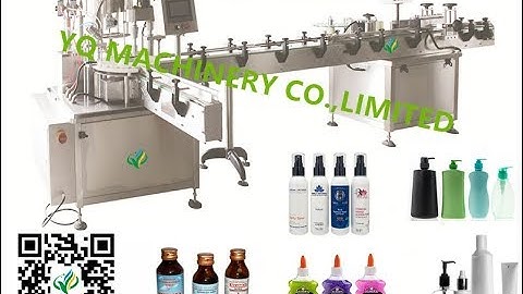 in line spray bottle filling cover sealing labeling machine volumetric filler trigger pump capper la