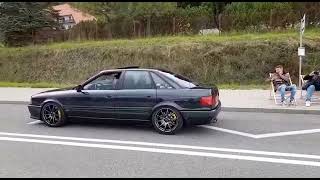 Audi 80 B4 quattro 2.7 Single Turbo Launch Control LC 510hp mountain haste 21 polish Wörthersee