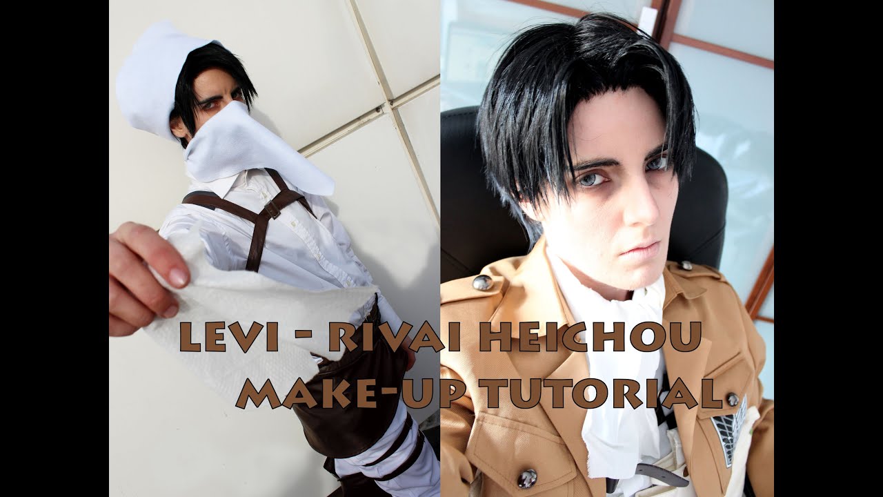 LEVI Rivaille Shingeki No Kyojin Makeup Tutorial For Cosplay By