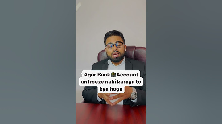 Bank account unfreeze nahi karaye to kya hoga? #shortvideo #shorts