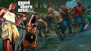 GTA 5 - Franklin 1 Day Surviving In Zombie Apocalypse Ep 9 - (GTA 5 Mods)