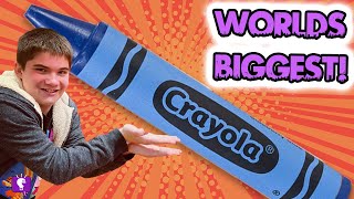 worlds biggest crayon crayola experience in florida with hobbyfamily