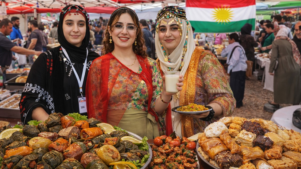 Women Take Over the Food Festival in Kurdistan! Fun, Culture & Tradition
