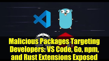 Malicious Packages Targeting Developers: VS Code, Go, npm, and Rust Extensions Exposed