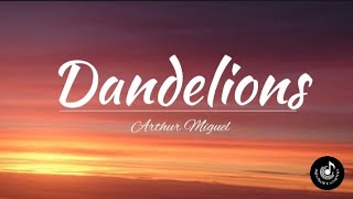 Dandelions- Ruth B.|Lyrics video|Arthur Miguel- Song Cover