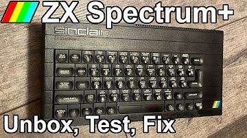 ZX Spectrum+, UnBox, Test, Mod and Repair