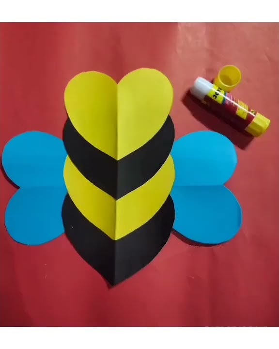 Membuat Lebah dari kertas origami