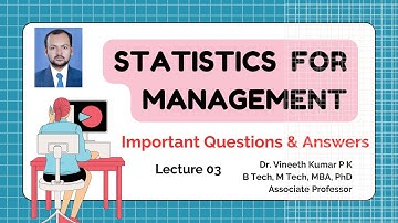 Important Questions and Answers | Statistics for Business Management | MBA Smart Revision 2025 VTU