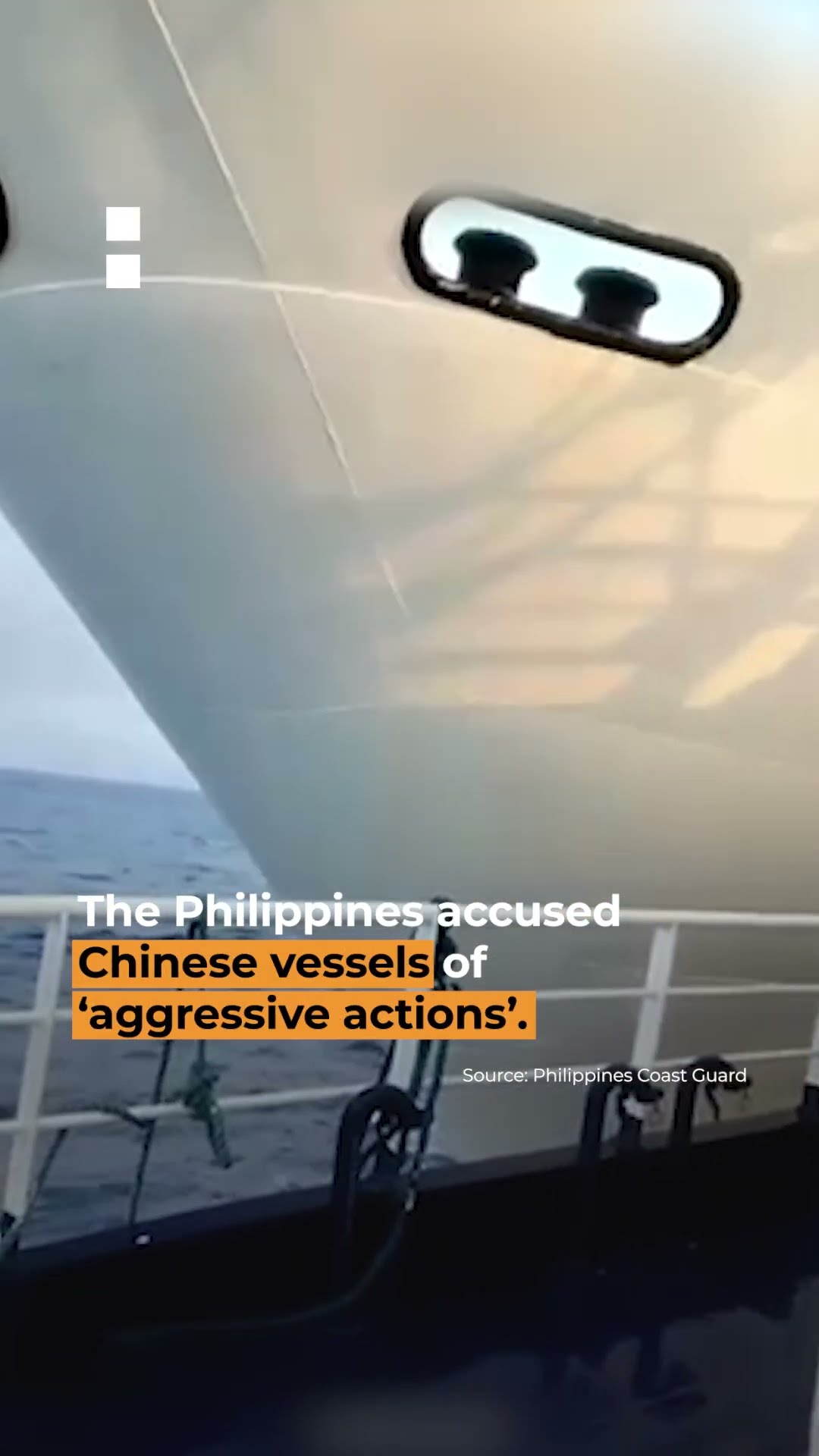 Confrontation between Philippines and Chinese ships in South China Sea | AJ#shorts