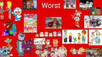 My Best To Worst Characters List V3
