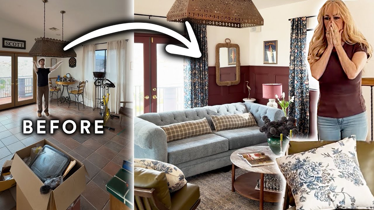 Экстремальное преображение гостиной с использованием ТОЛЬКО товаров HomeGoods *Бюджетный вариант*