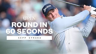 STRAKA Scores 6️⃣ Birdies On The Back 9 | Round In 60 Seconds ⏱️ | The 151st Open at Royal Liverpool