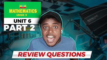Ethiopian Grade 9 Math Unit 6 Review Questions 2 | Dynamic Tutor