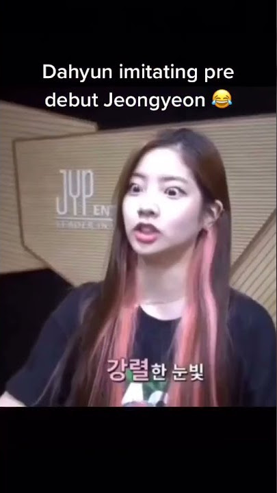 TWICE Dahyun Imitating Jeongyeon  During Her Kpop Pre-Debut #Shorts